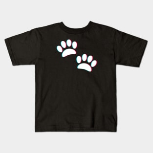 TikTok cat paw emoji smiley White Kids T-Shirt